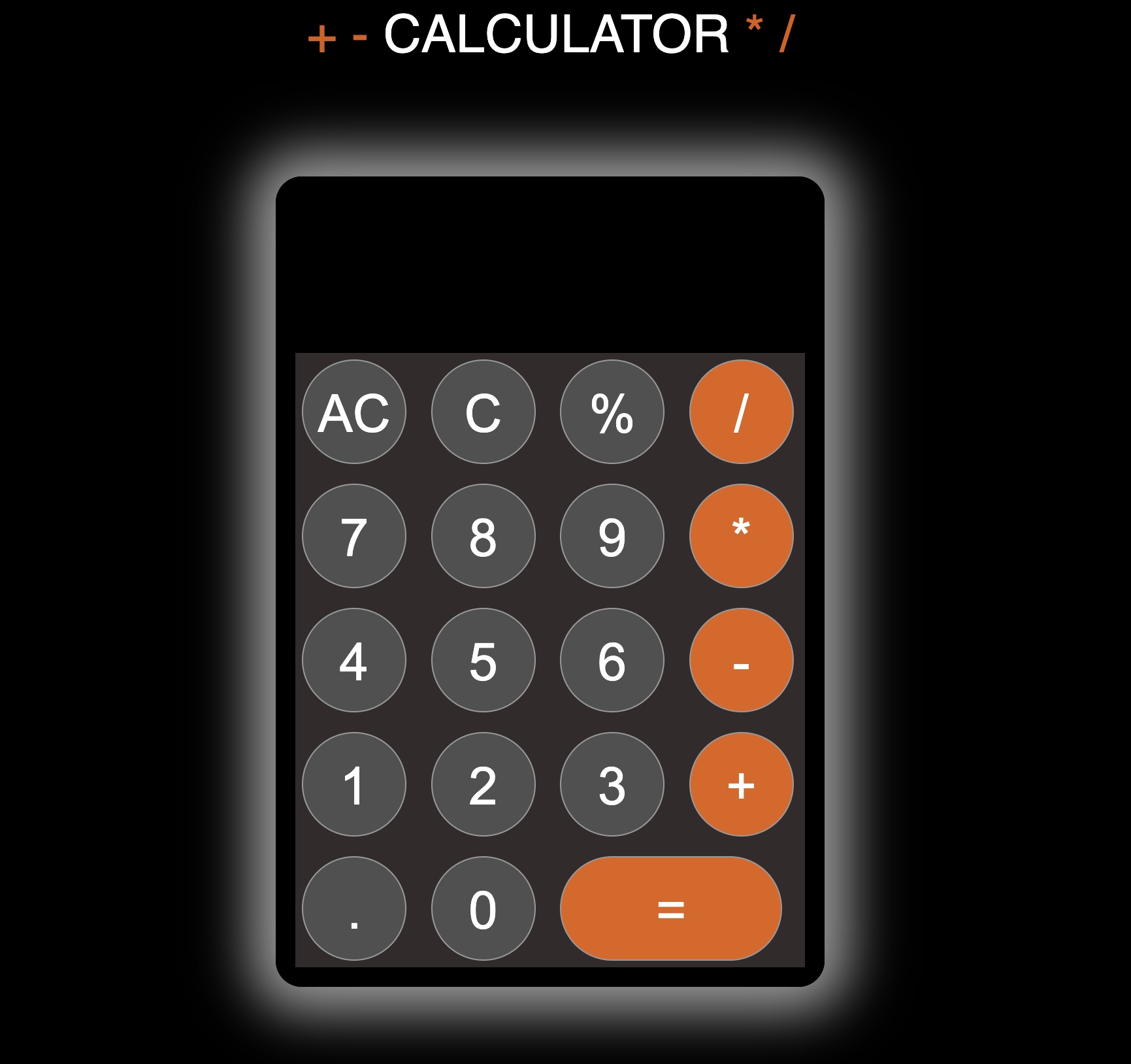 Project 1-Calculator